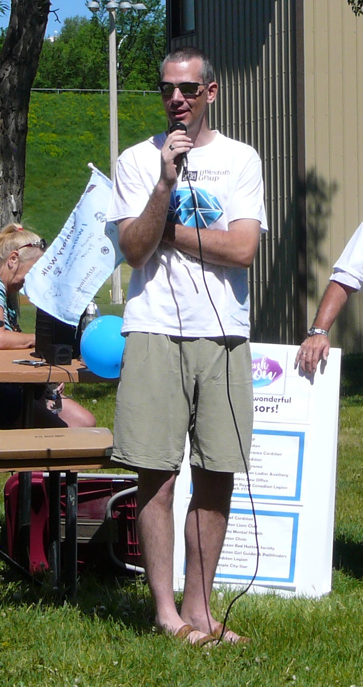 Tobias Terrill at a Walk event